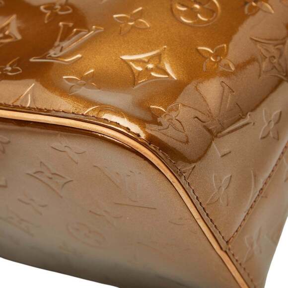 LOUIS VUITTON Brown Monogram Leather Tote Bag